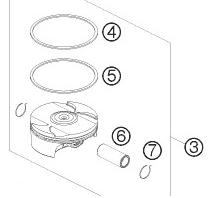 101751 - 78030033000 Piston Pin 2009-2012 450 Model